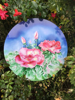 Roses  - Circle Outdoor Panel
