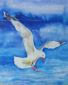 Seagull  - Art Panel  Squarish
