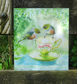 Special: A trio, Three birds of Your Choice - Outdoor Garden Art Panels x 3